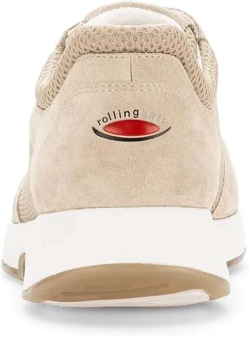 Gabor Rollingsoft Damen Schnürschuhe Beige