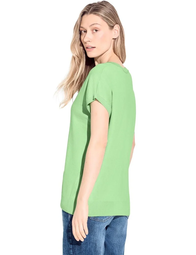 Cecil Split neck sleeveless Pullover - 2_B302736_15742