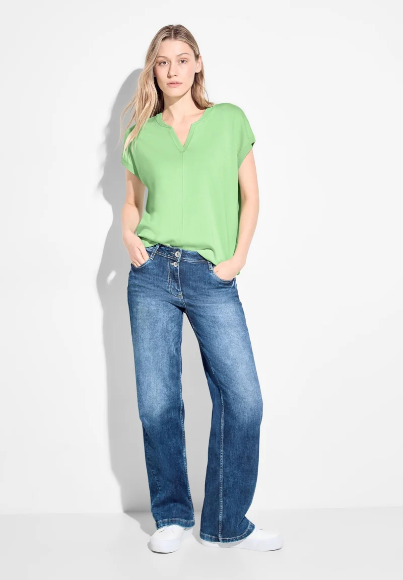 Cecil Split neck sleeveless Pullover - 2_B302736_15742