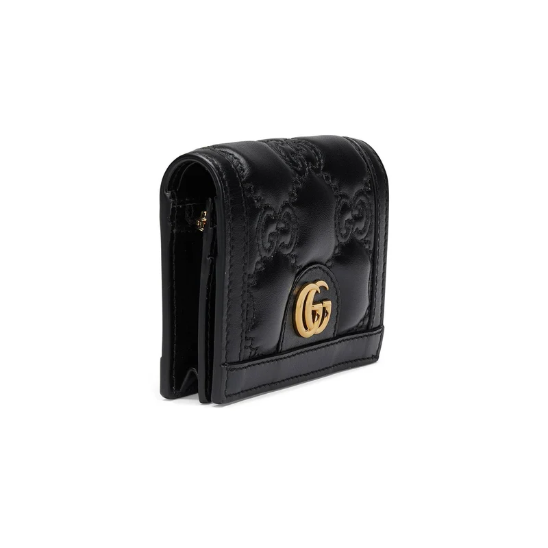 Gucci Damen Kartenetui GG Matelassé Schwarz 723786-UM8IG-1000