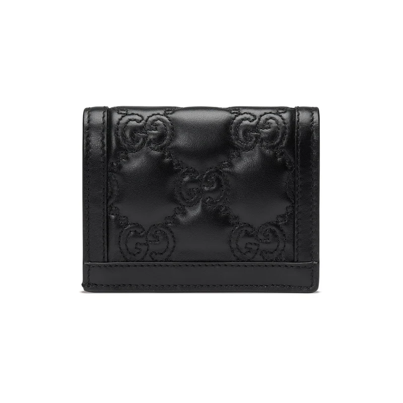 Gucci Damen Kartenetui GG Matelassé Schwarz 723786-UM8IG-1000