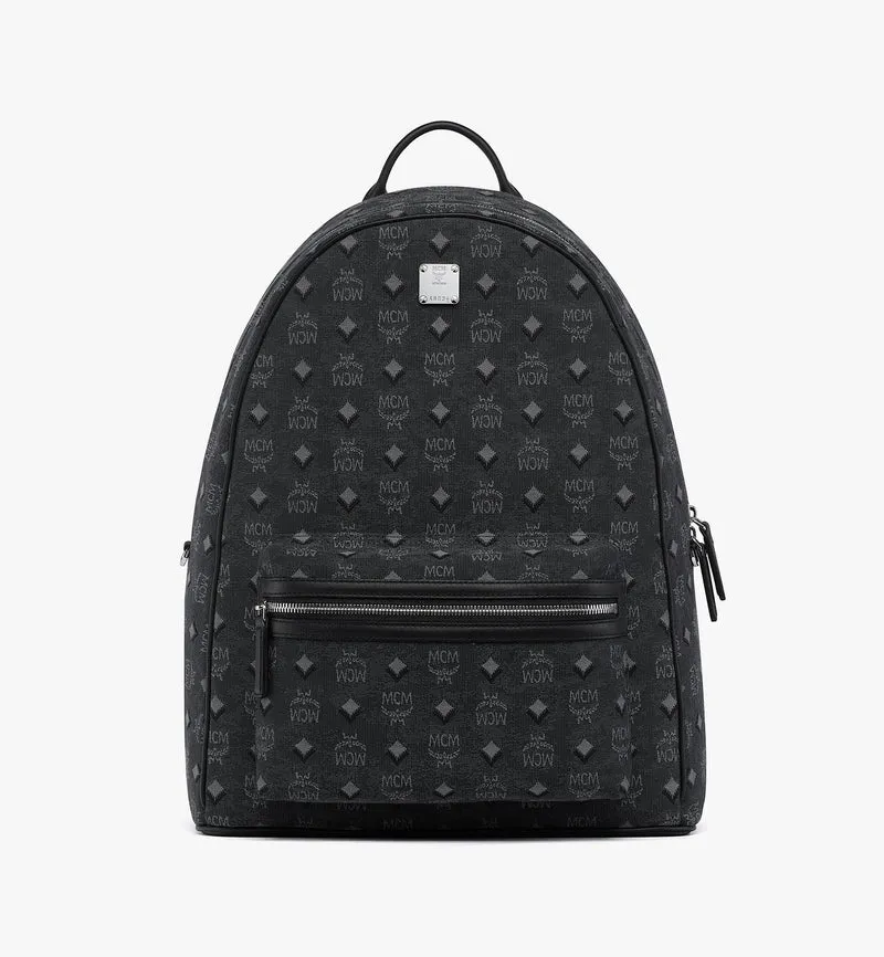 MCM Rucksack Unisex Stark Backpack Dark Grey MMKGSVE11ED001