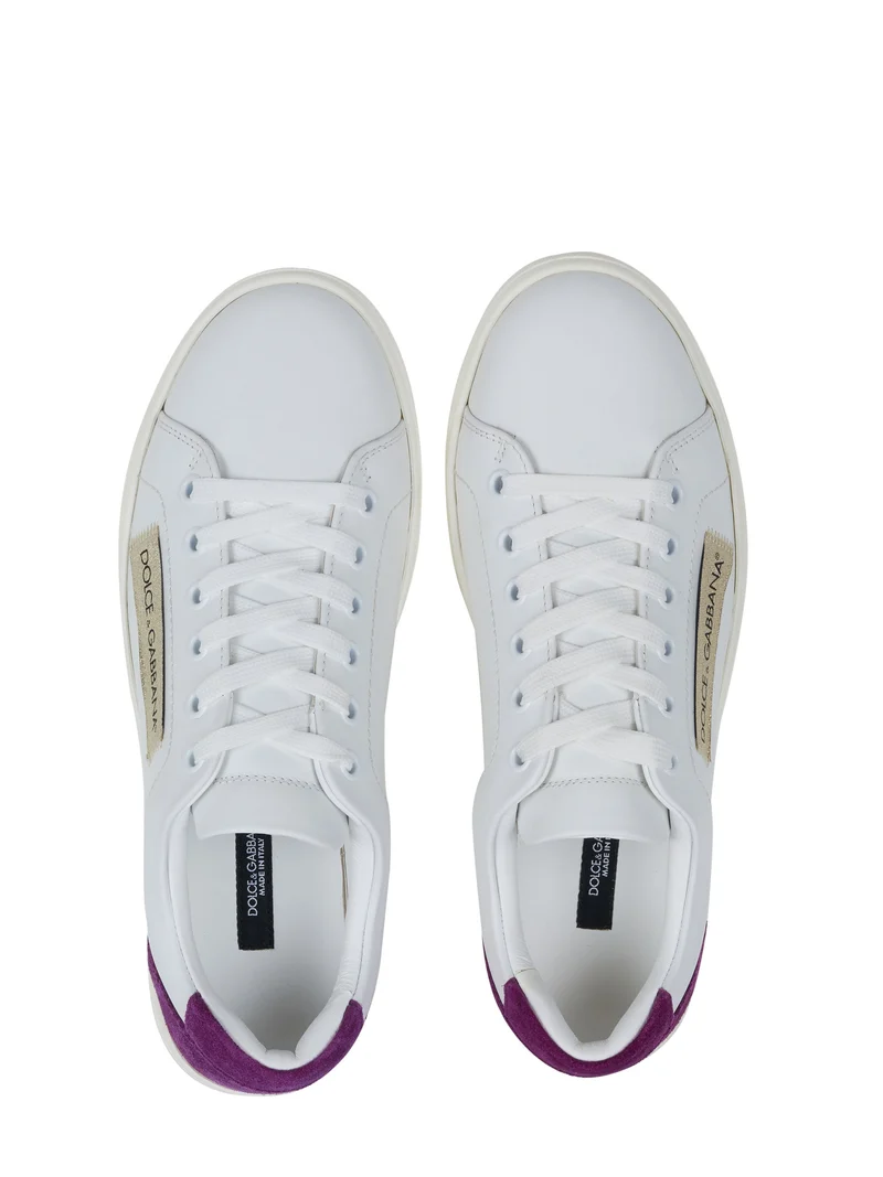 Dolce & Gabbana Sneaker weiß-lila