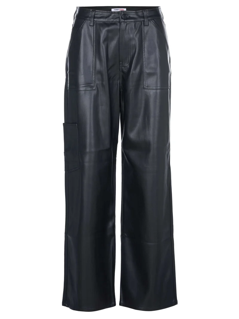 Tommy Hilfiger Stoffhose Damen Schwarz