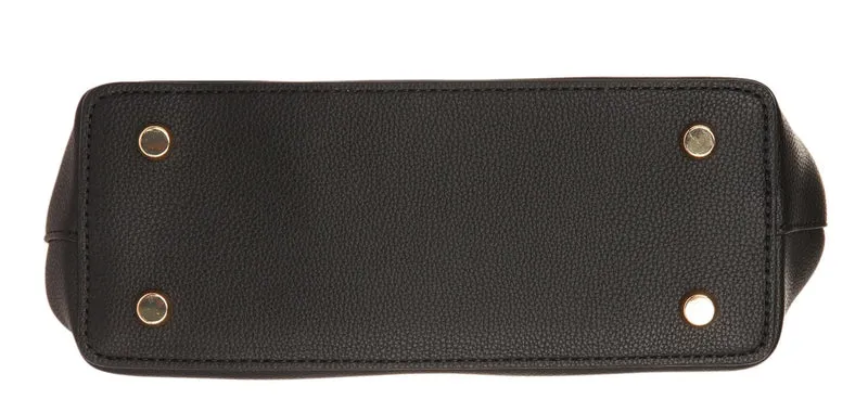 House of Louisa Damen Umhängetasche schwarz/braun LOU1001-BK