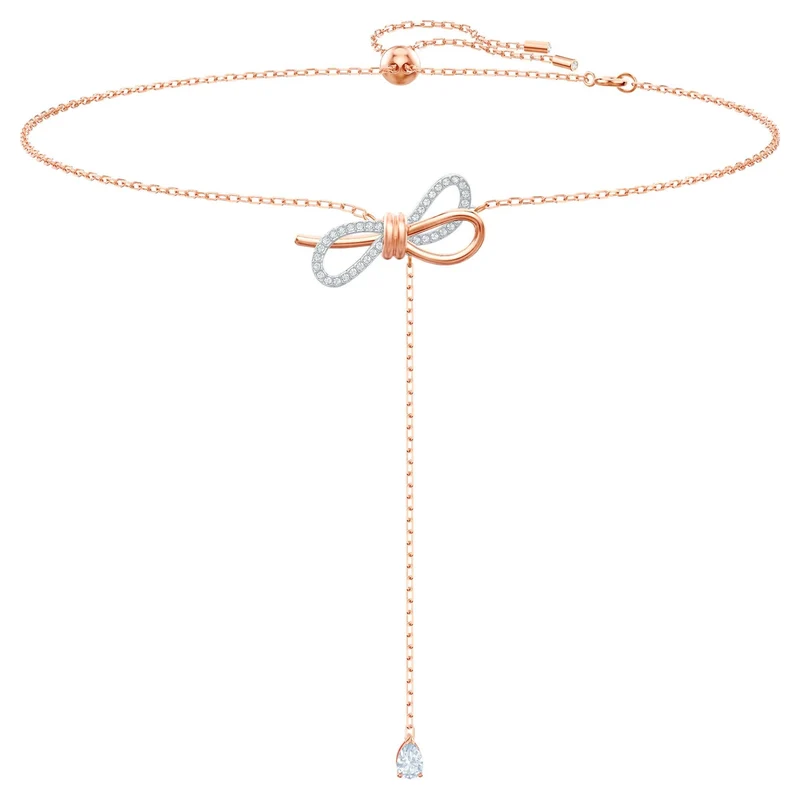 Swarovski Halskette Lifelong Bow Unisex rosegold 5447082