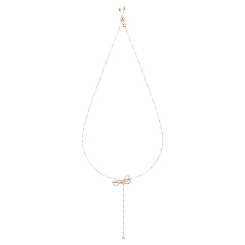 Swarovski Halskette Lifelong Bow Unisex rosegold 5447082