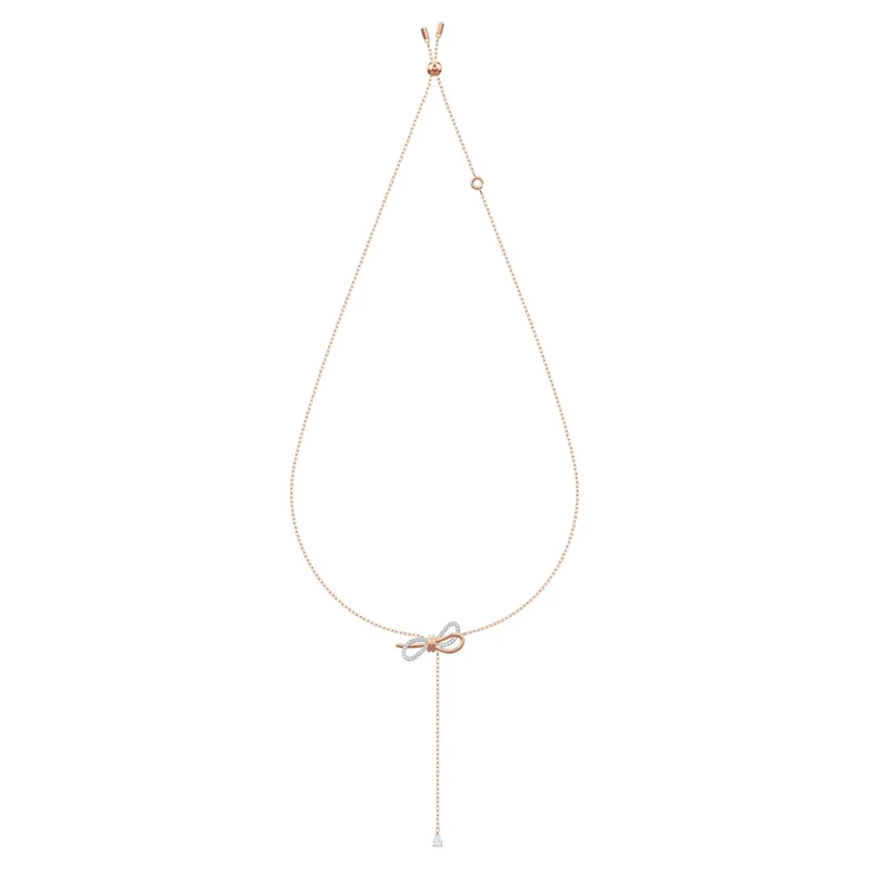 Swarovski Halskette Lifelong Bow Unisex rosegold 5447082