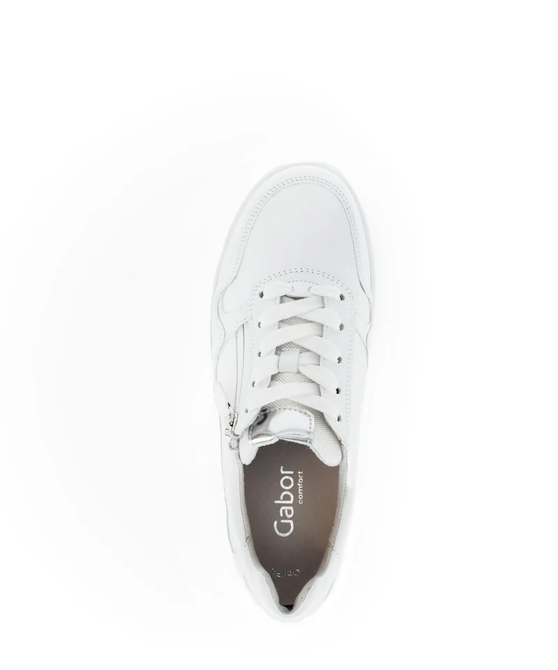 Gabor Comfort Damen Sneaker in weiss-argento