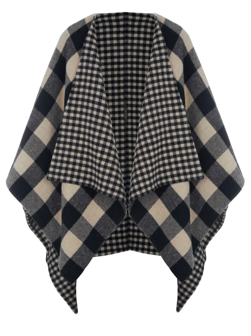 Belstaff Poncho Schwarz-Braun