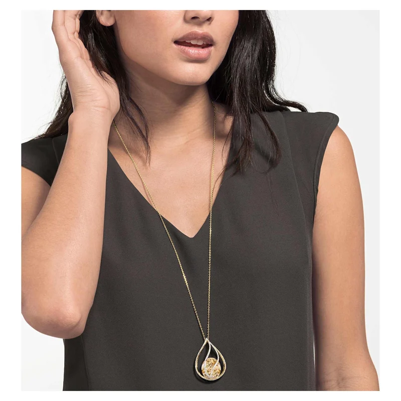 Swarovski Halskette Damen Energic Goldfarben 5502947
