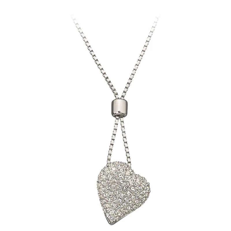 Swarovski Anhänger Damen Blink Heart Silberfarben 869798