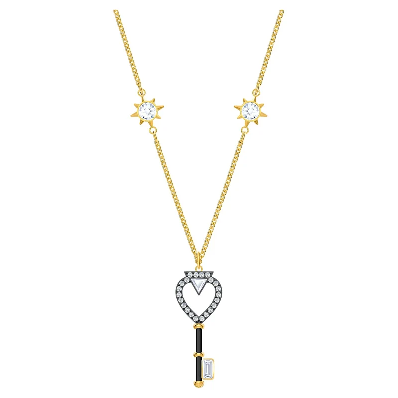 Swarovski Halskette Damen Tarot Magic Key Mehrfarbig Goldfarben 5490917