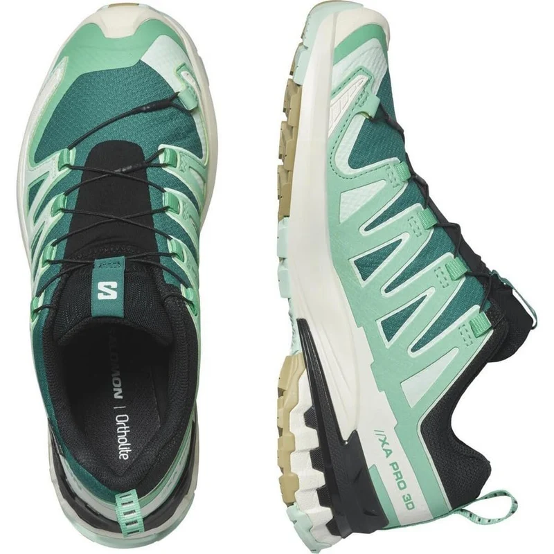 XA Pro 3D V9 GTX Wanderhalbschuhe grün Damen