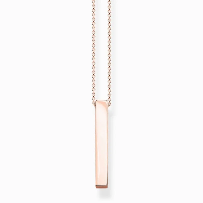 Thomas Sabo Halskette Quader roségoldfarben KE1907-415-40-L45V