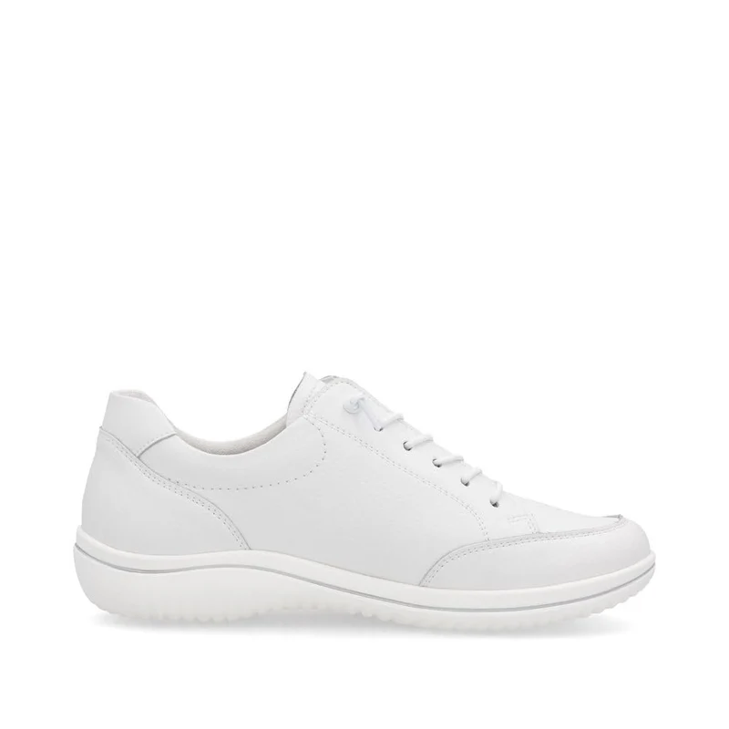 D1E07-80 Sportliche Schnürschuhe weiß Damen
