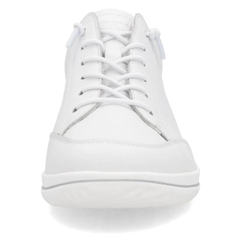D1E07-80 Sportliche Schnürschuhe weiß Damen