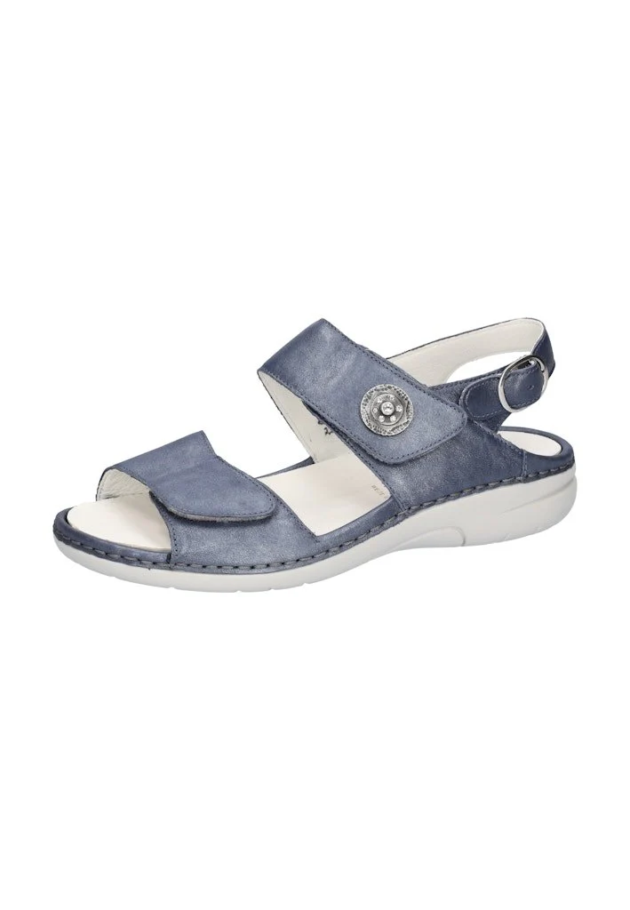 Waldläufer Komfort Sandalen blau