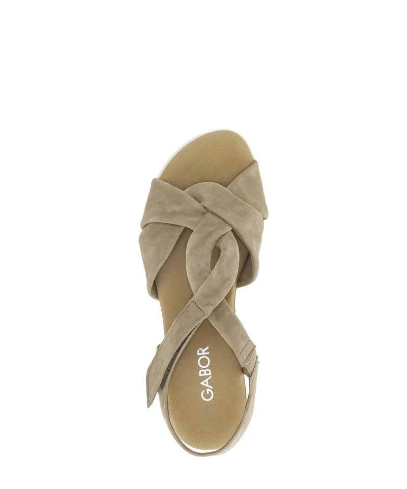 Gabor Keilsandale Damen Beige