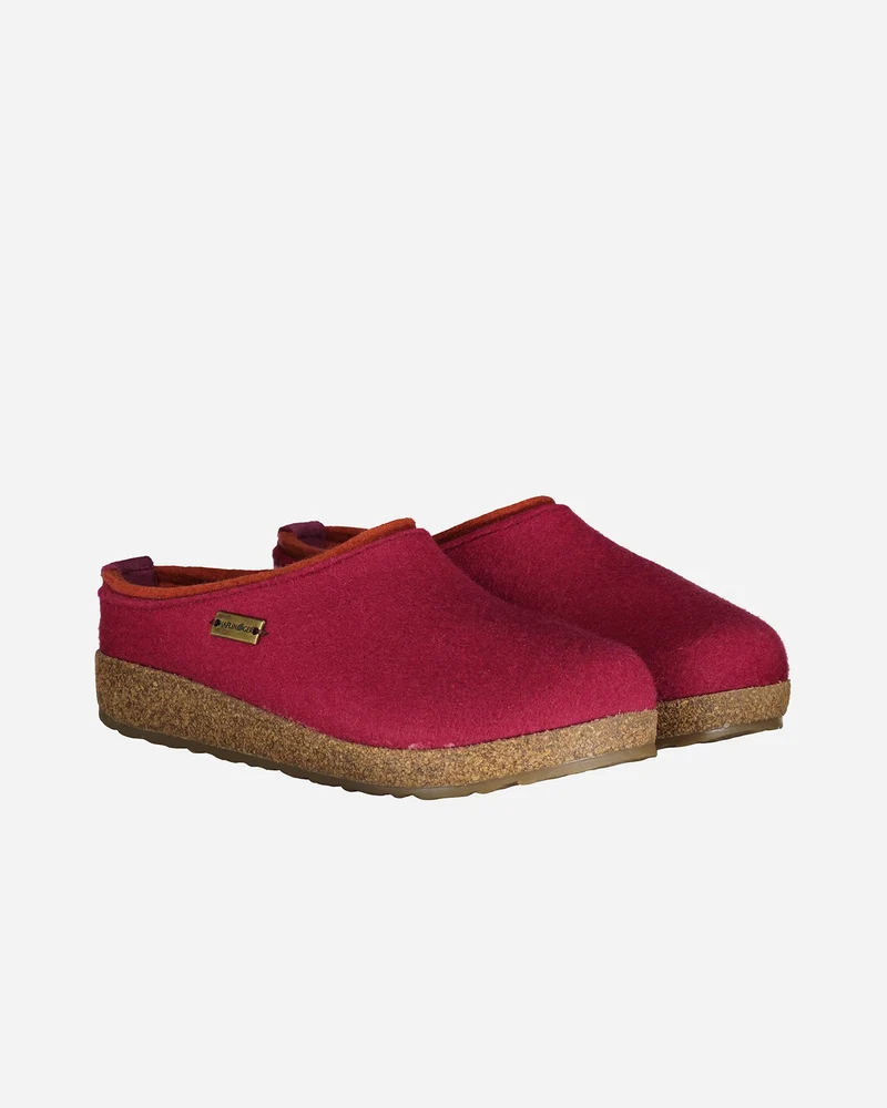 Haflinger Hausschuhe rot