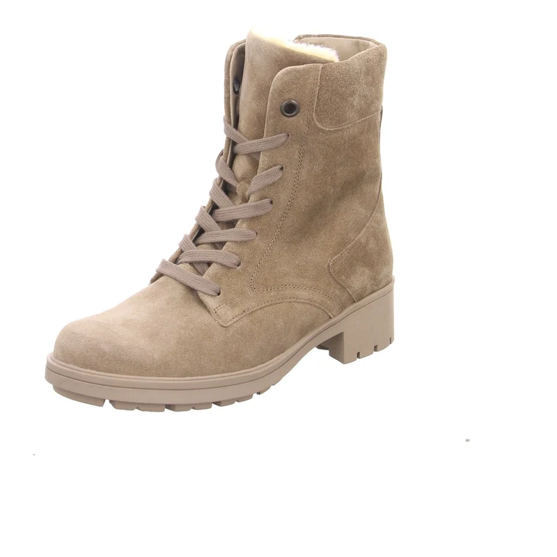 Gabor Schnür-Stiefelette Damen Beige