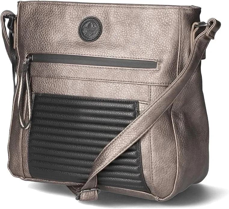 rieker H1481 Umhängetasche Damen Metallic