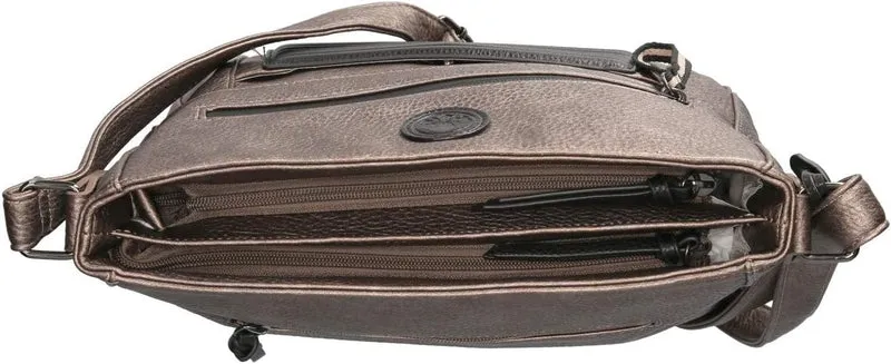 rieker H1481 Umhängetasche Damen Metallic