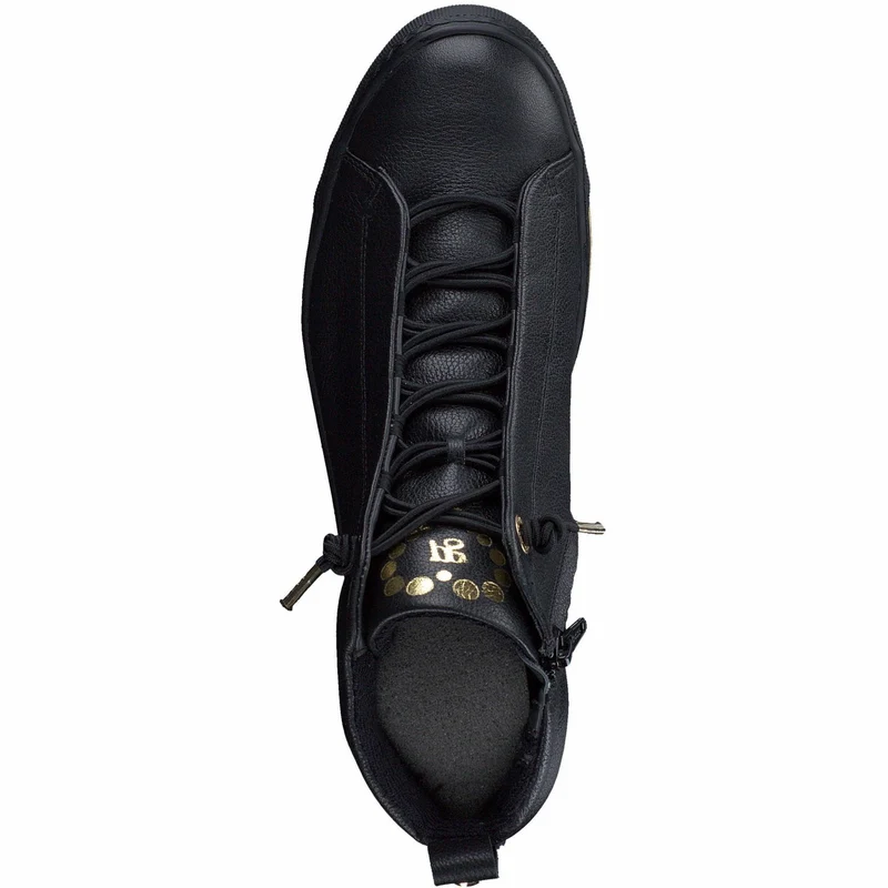 Paul Green Schnür-Stiefeletten Damen Schwarz