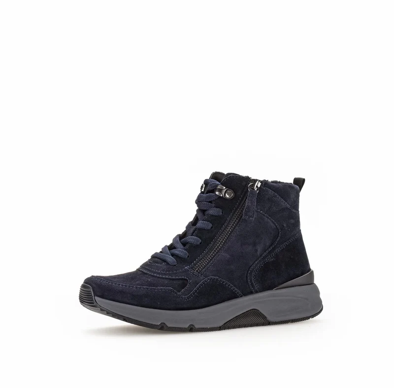 Gabor Damen Schnürstiefeletten, Frauen Schnürboots,Wechselfußbett