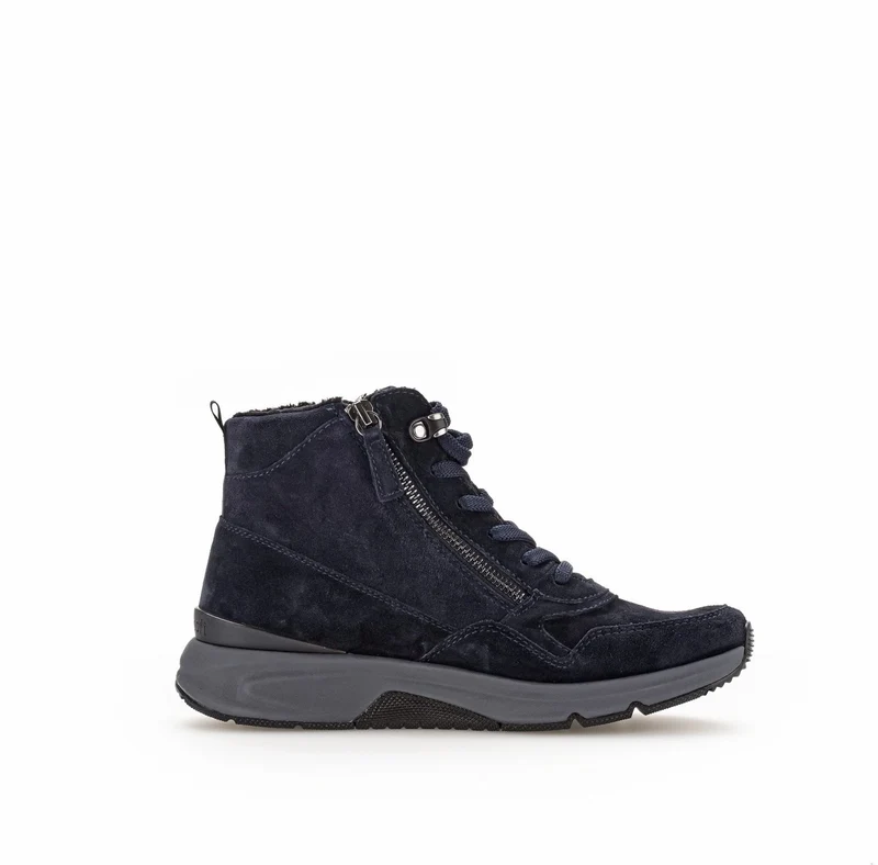Gabor Damen Schnürstiefeletten, Frauen Schnürboots,Wechselfußbett