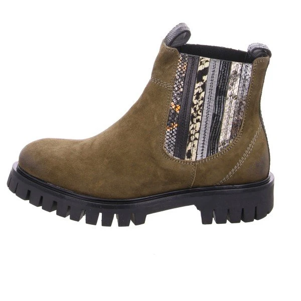 Lazamani Stiefelette Damen Khaki