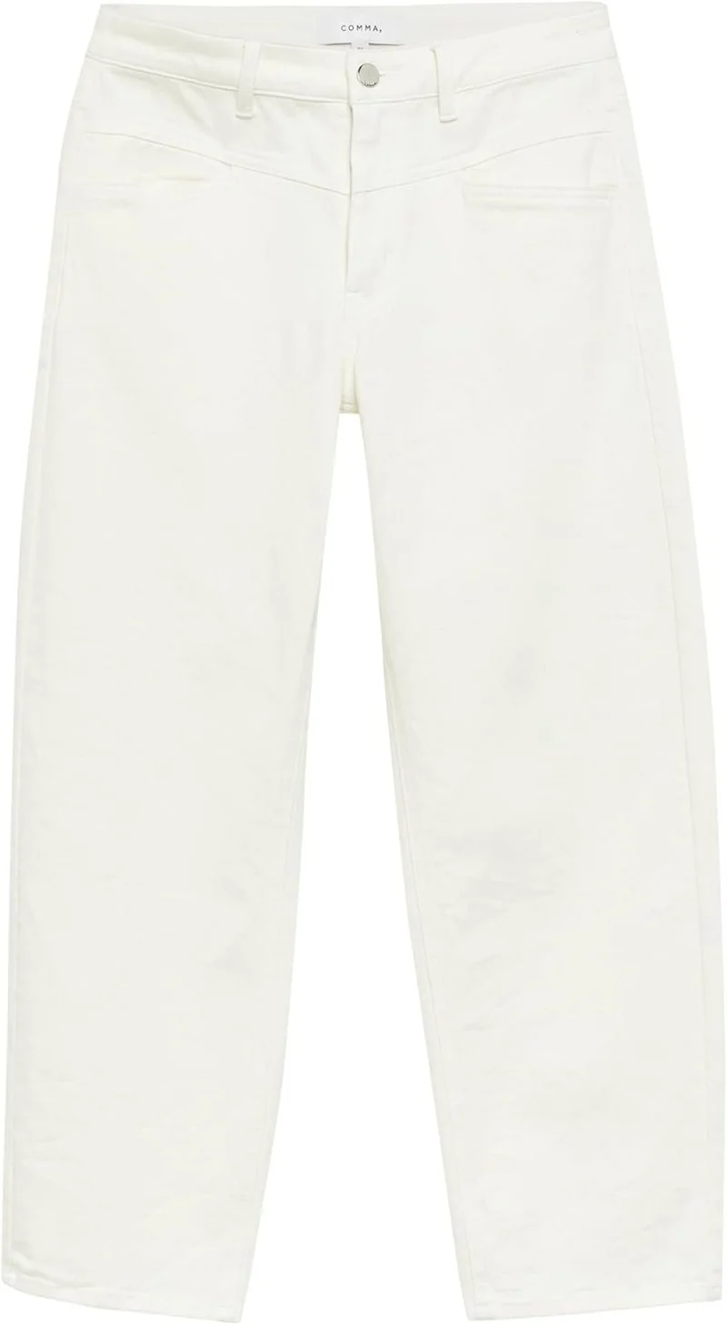 Comma GmbH Jeans-Hose Weiß