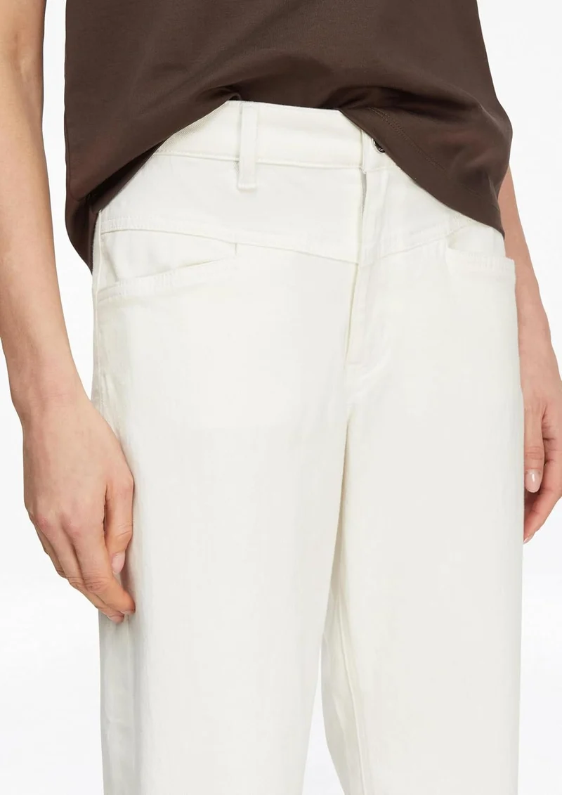 Comma GmbH Jeans-Hose Weiß