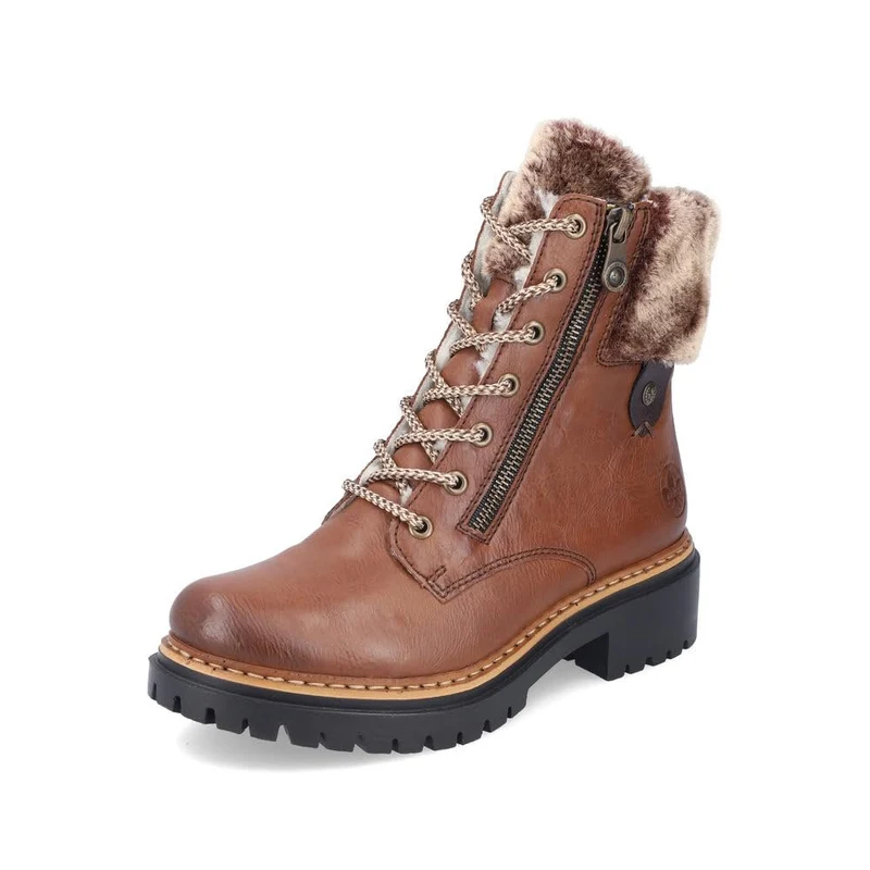 Rieker Schnür-Stiefeletten Damen Braun
