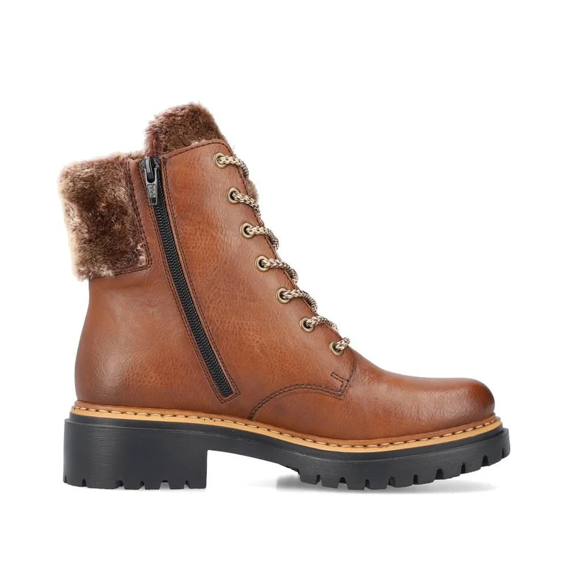 Rieker Schnür-Stiefeletten Damen Braun