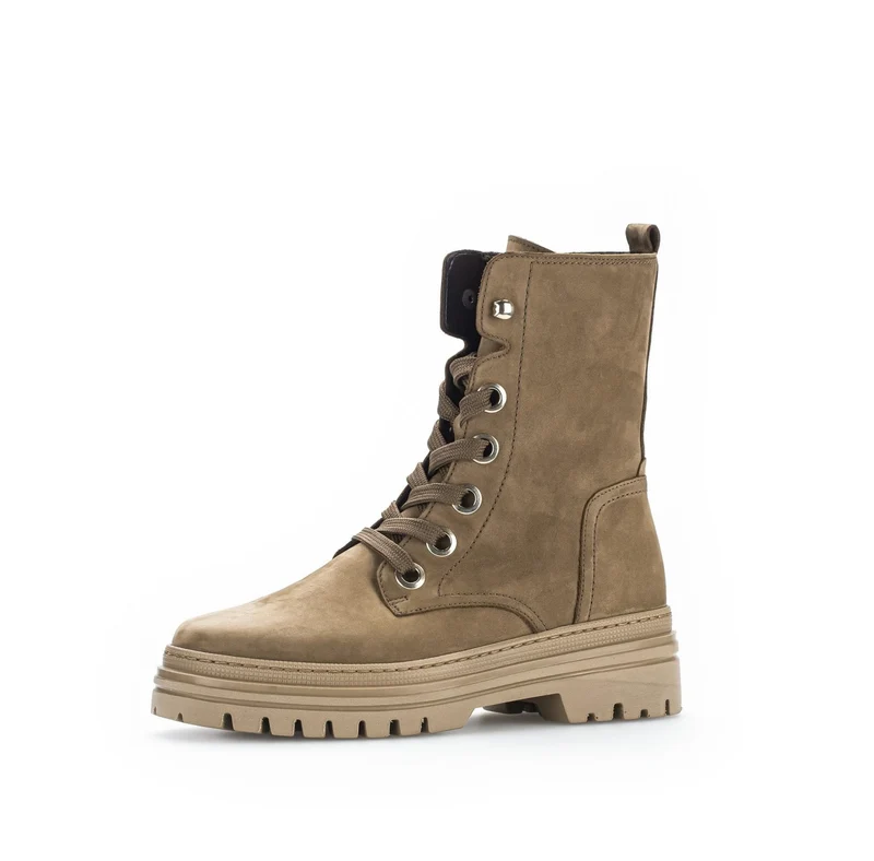 Gabor Schnür-Stiefeletten Damen Beige