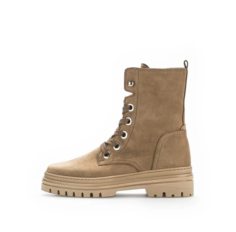 Gabor Schnür-Stiefeletten Damen Beige
