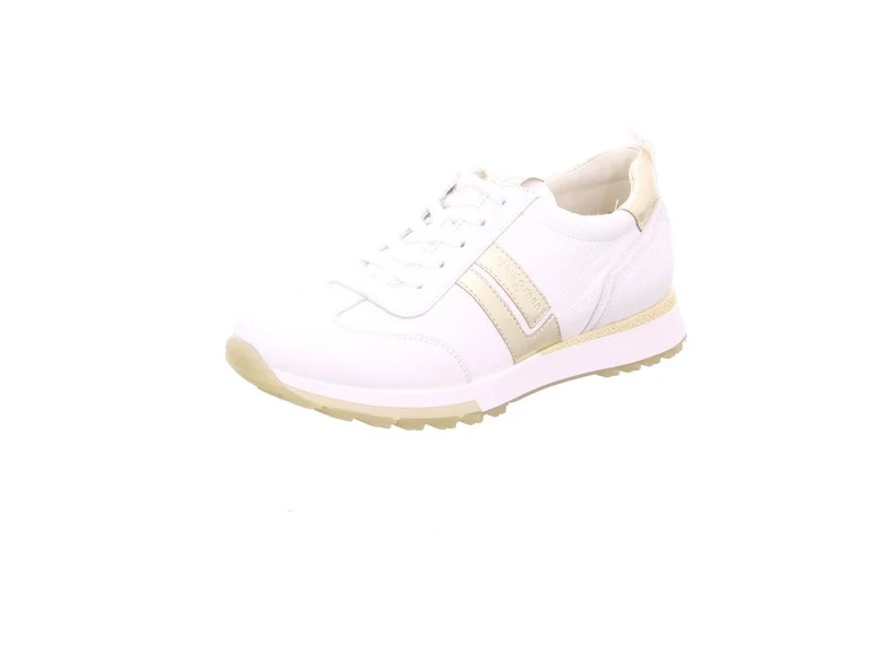 Paul Green Schnürschuh Weiß/Gold