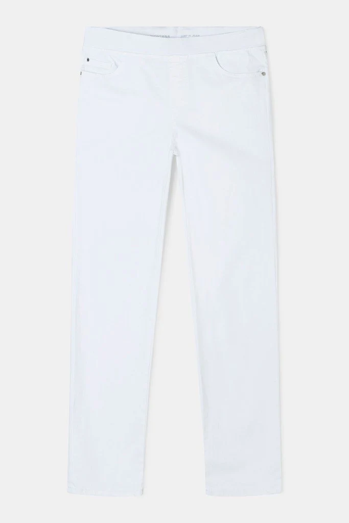 Anna Montana Slim Fit Jeans weiß