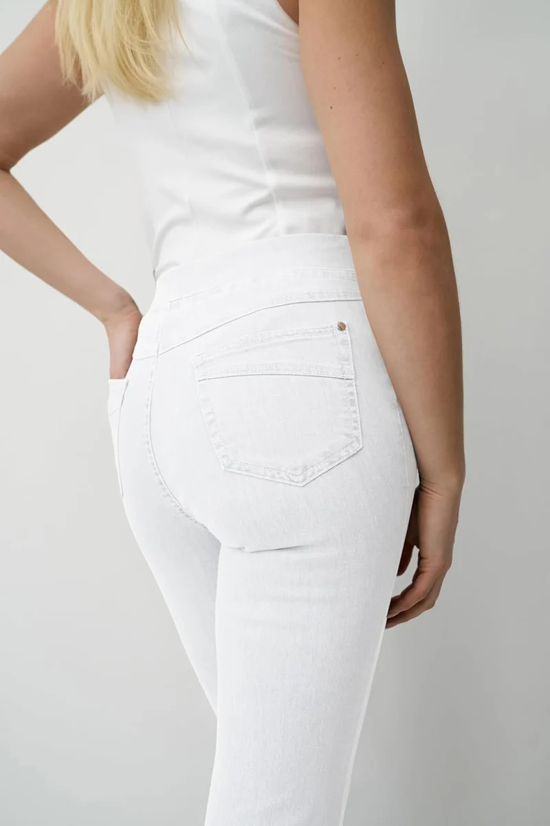Anna Montana Slim Fit Jeans weiß