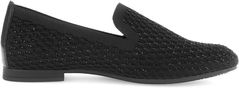 Gabor Komfort Slipper schwarz