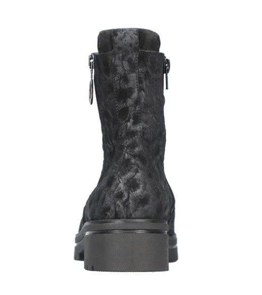 Waldläufer Schnür-Stiefeletten schwarz