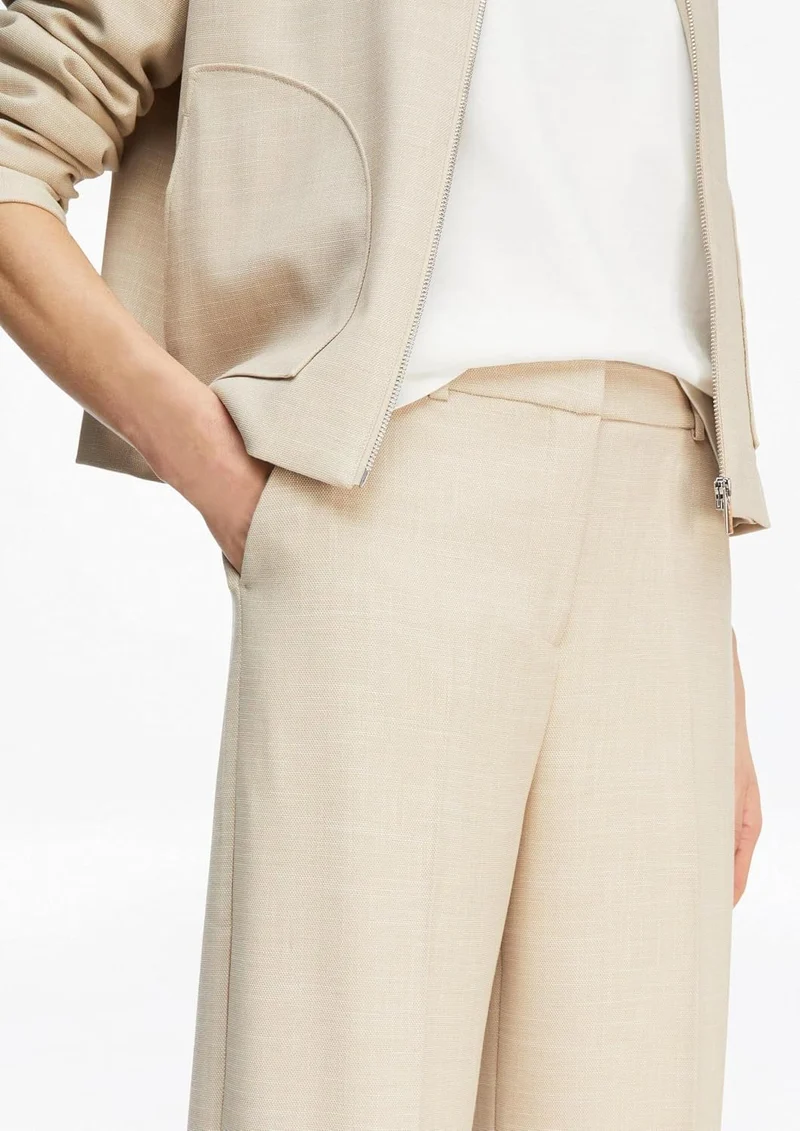 Comma 7/8 Hosen Beige