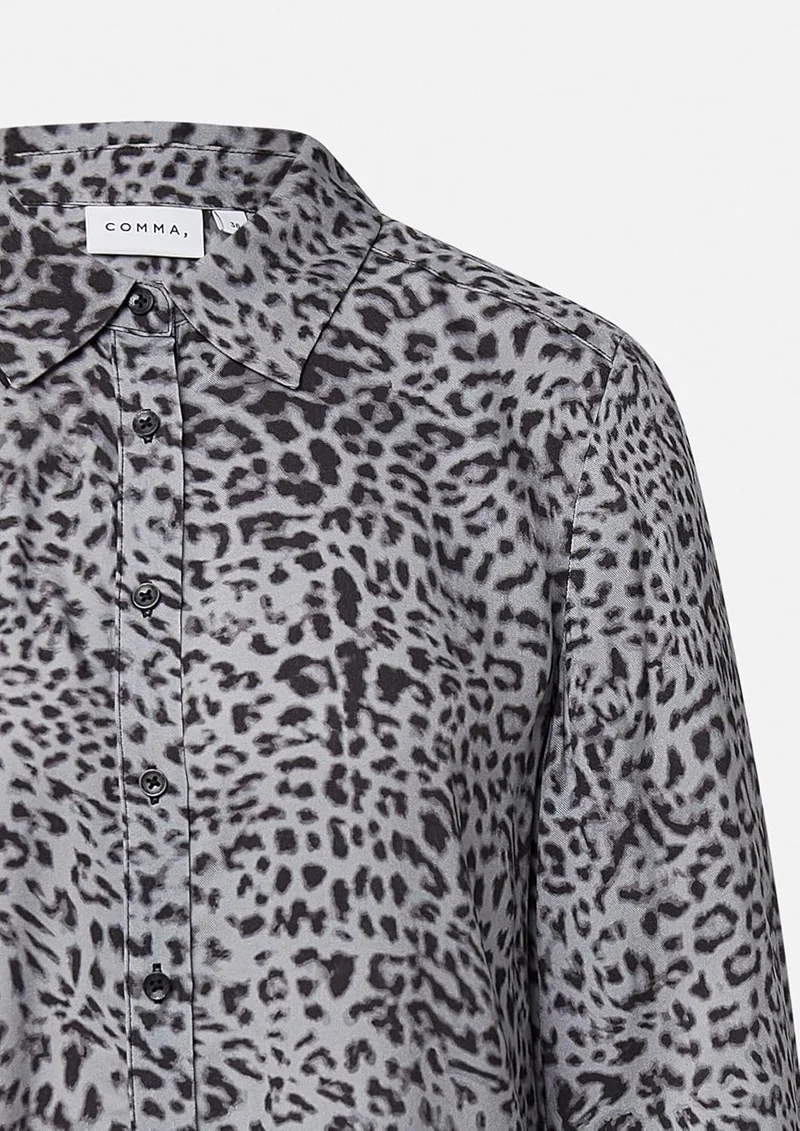 Comma Bluse Schwarz