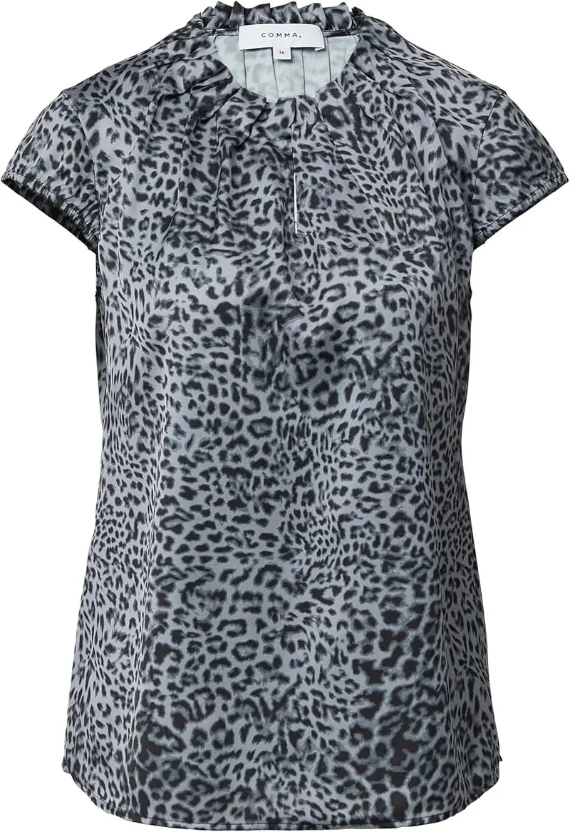 Comma Bluse Schwarz