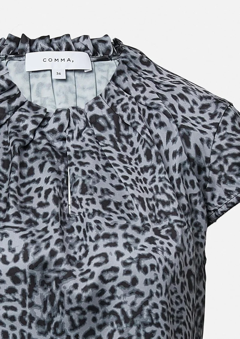 Comma Bluse Schwarz