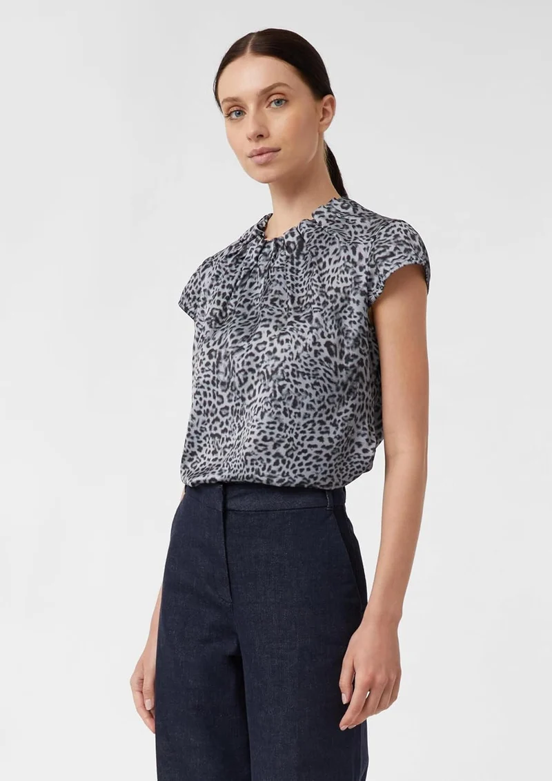 Comma Bluse Schwarz