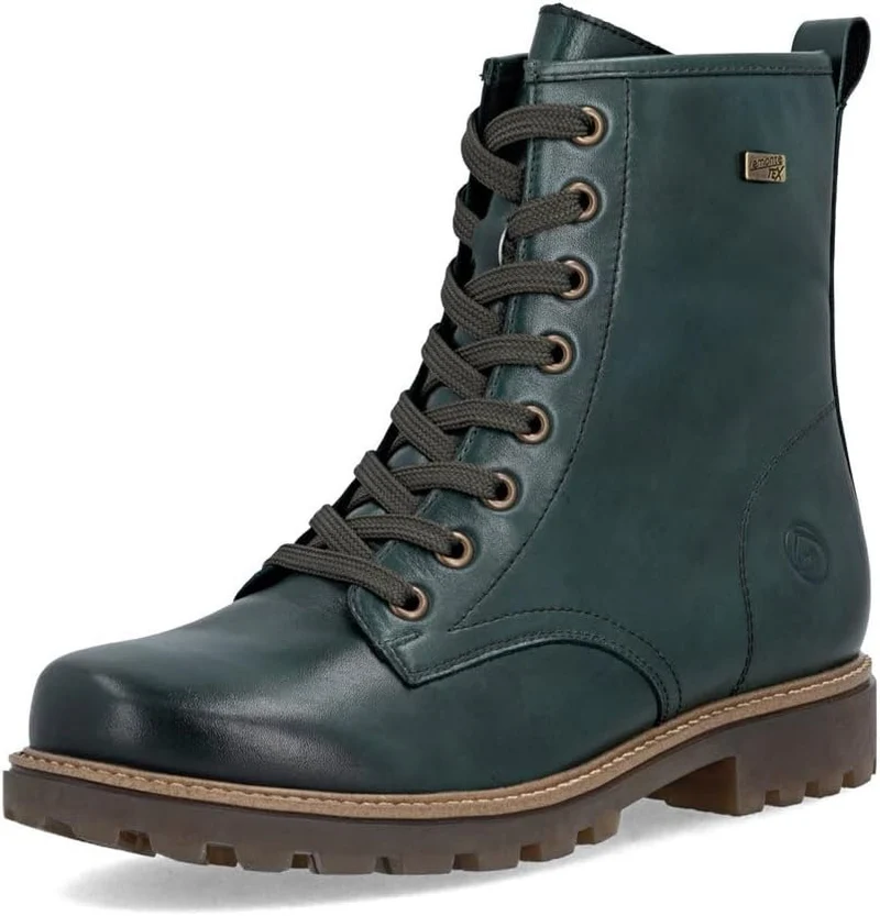 Remonte Schnür-Stiefeletten Grün