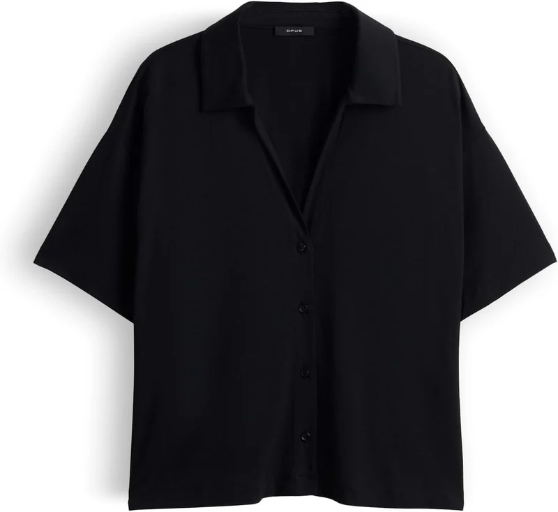 Opus Poloshirt Schwarz