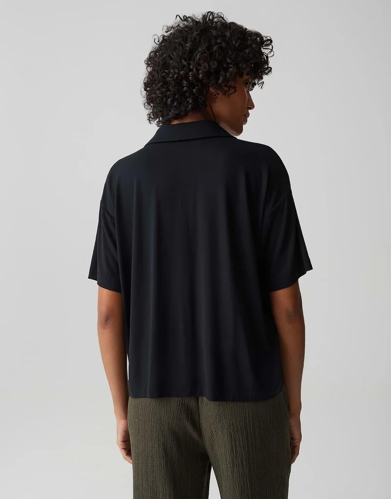 Opus Poloshirt Schwarz